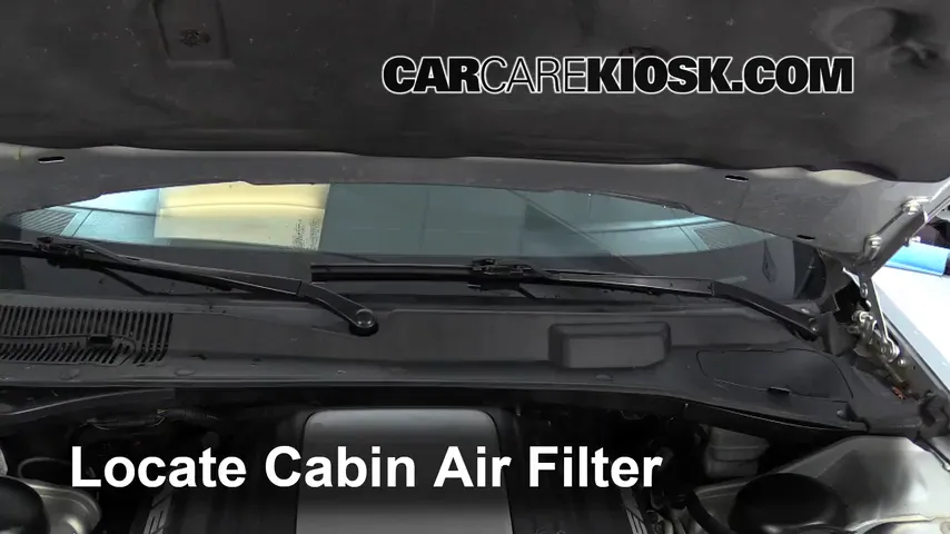 2006 Dodge Magnum RT 5.7L V8 Filtre à air (intérieur) Changement
